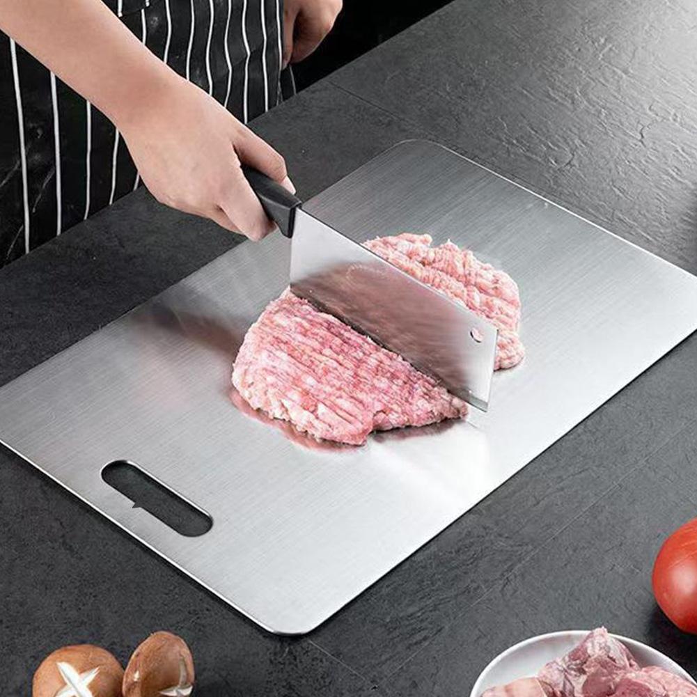 Bamboo Cutting Board - 厚みのあるステンレス鋼のまな板 抗菌・防カビ 家庭用まな板 キッチン生地こね板 2026