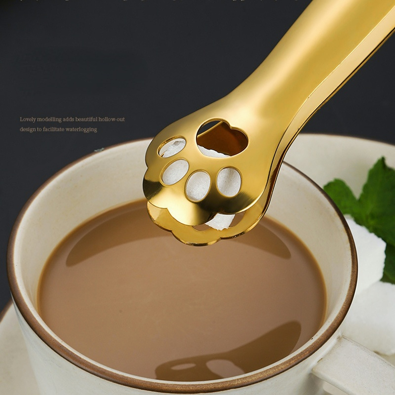 Kitchen Gadgets Design - バーベキュー滑り止め調理クリップ、ステンレス鋼アイストング、キッチンガジェット、食品トン、猫サラダクローシェイプ、魚クランプ、パントング