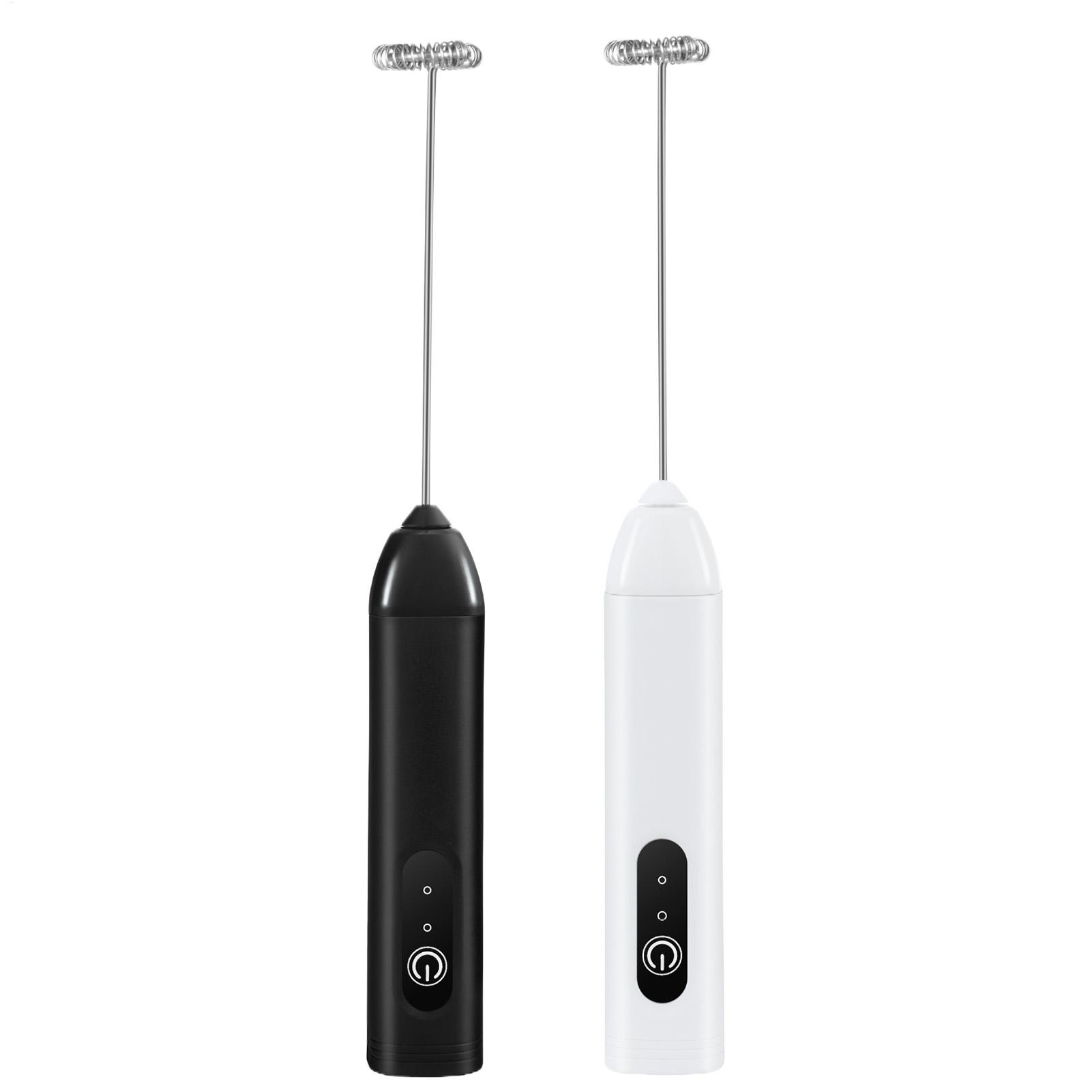 Milk Frother - ハンドヘルドミルク泡立て器 充電式泡立て器 カプチーノ泡立て器 ミルクラテチョコレートコーヒーカフェ家庭用