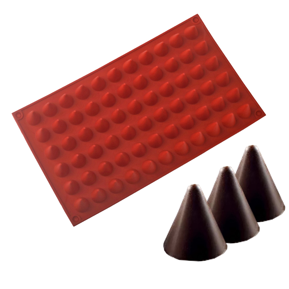 シリコンコーンチョコレートベーキングモールド、食品グレード、 - Kitchen Gadgets Baking のレビューと価格