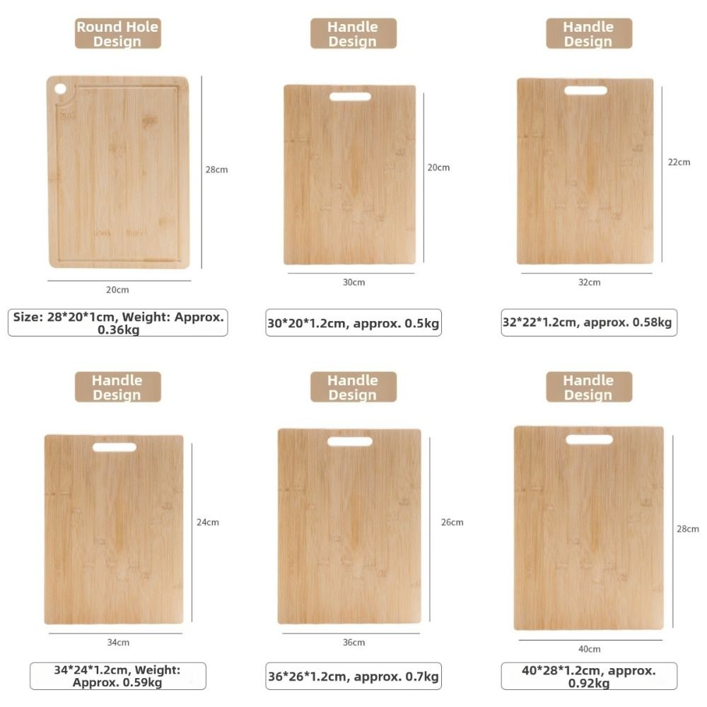 環境に優しい竹製両面カッティングボード、耐久性のある肉切り用 - Bamboo Cutting Board のレビューと価格