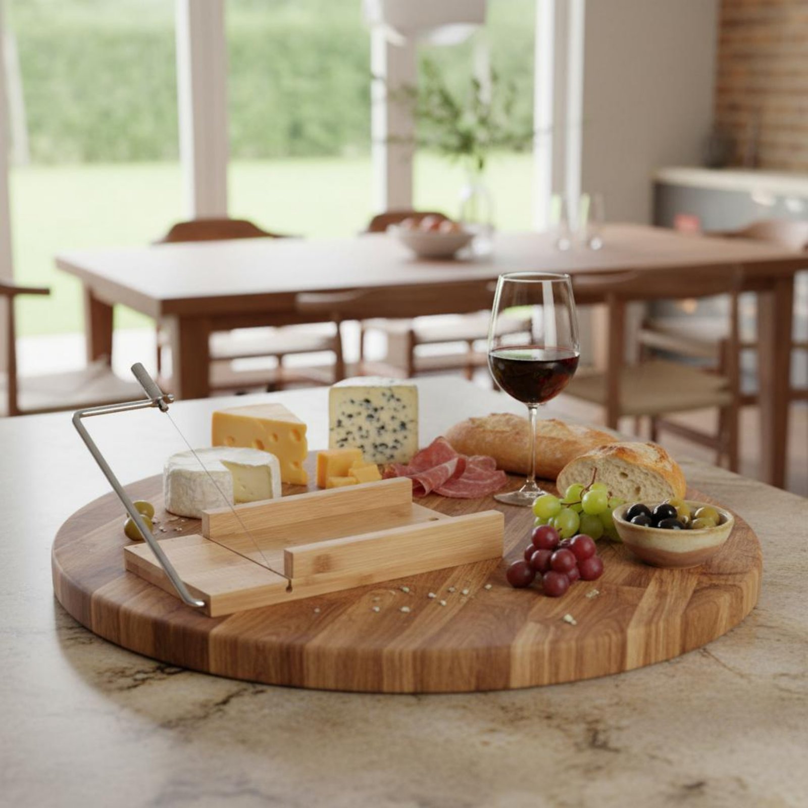 ワイヤーカッターボードは滑らかで均一に切断します。バタースラ - Bamboo Cutting Board のレビューと価格