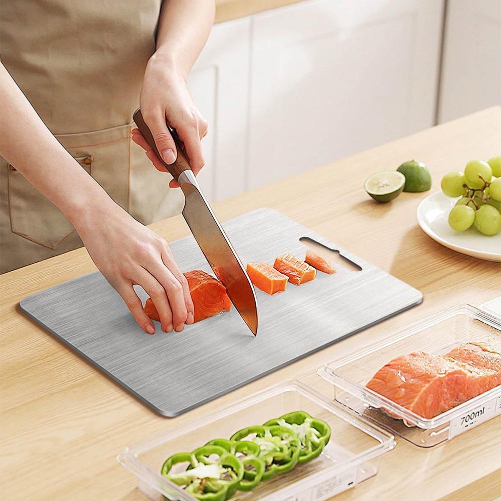 厚みのあるステンレス鋼のまな板 抗菌・防カビ 家庭用まな板  - Bamboo Cutting Board のレビューと価格