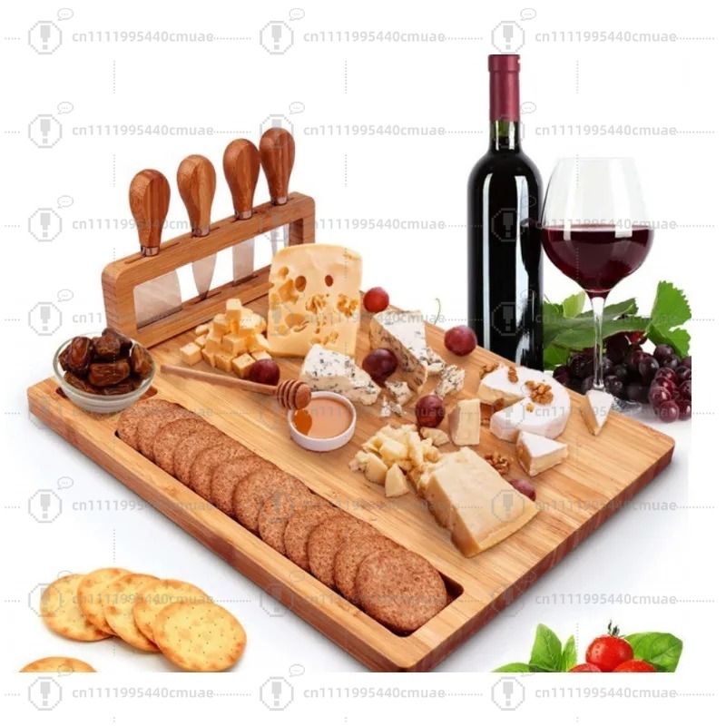 竹製チーズピザカッティングボード 竹製チーズカッティングトレ - Bamboo Cutting Board のレビューと価格