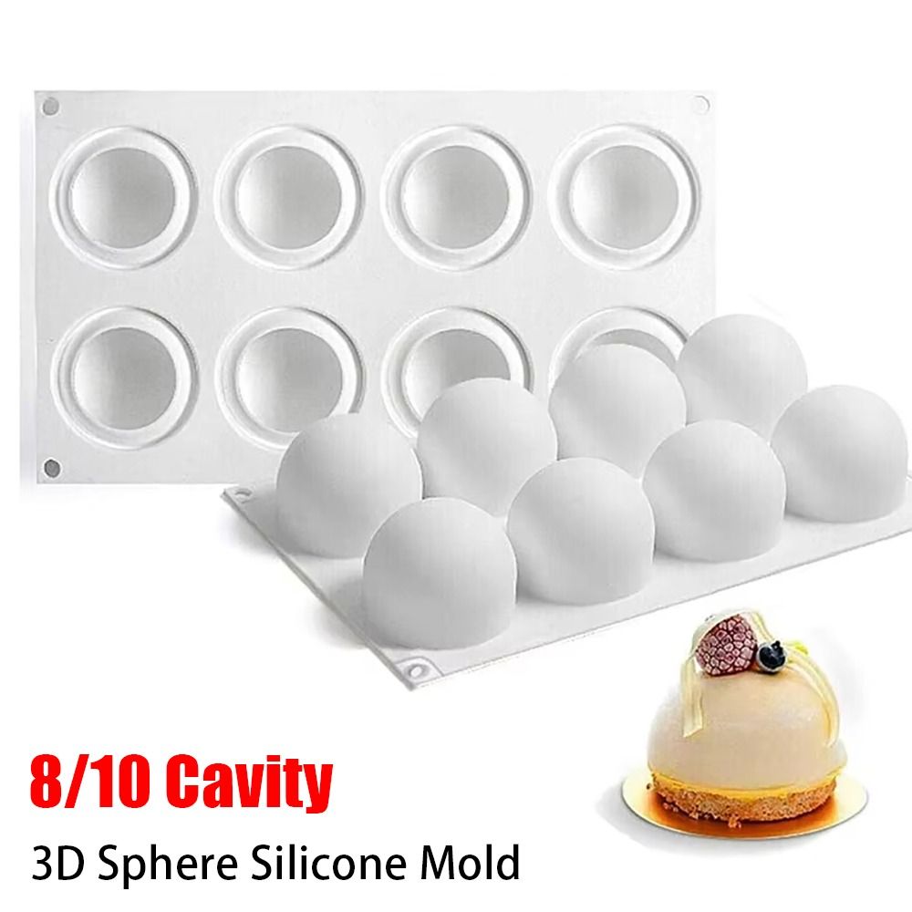1 個 8/10 キャビティ 3D 球シリコーン型ボール形状 - Kitchen Gadgets Under $10 のレビューと価格