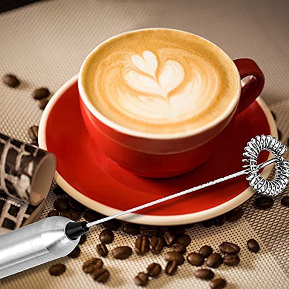 A68P-電動ミルク泡立て器ロッドステンレス鋼ハンドヘルドミ - Milk Frother のレビューと価格