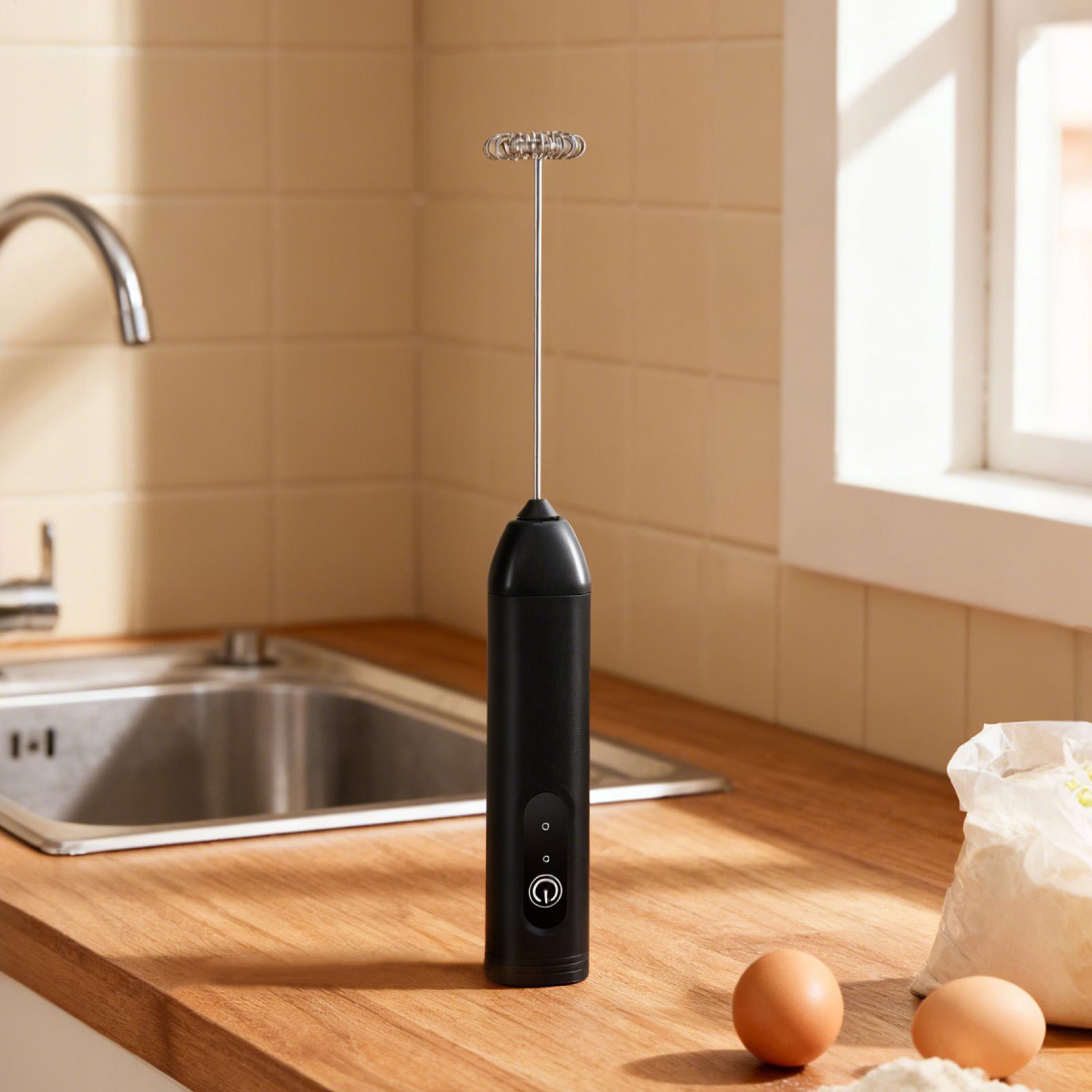 ハンドヘルドミルク泡立て器 充電式泡立て器 カプチーノ泡立て - Milk Frother のレビューと価格