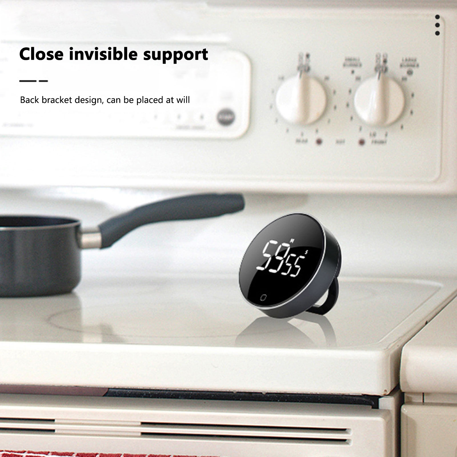 LEDデジタルカウントダウンタイマー USB充電式 磁気式ラ - Kitchen Gadgets Design のレビューと価格