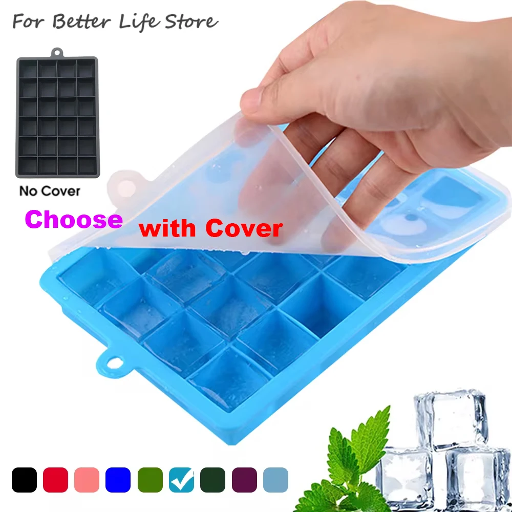 蓋付き/蓋なし 24穴 シリコン製製氷皿 スクエアボックス  - Kitchen Gadgets Baking のレビューと価格