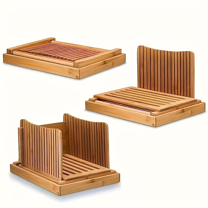 GloBamboo竹製パンスライサー、カッティングボード付き - Bamboo Cutting Board のレビューと価格