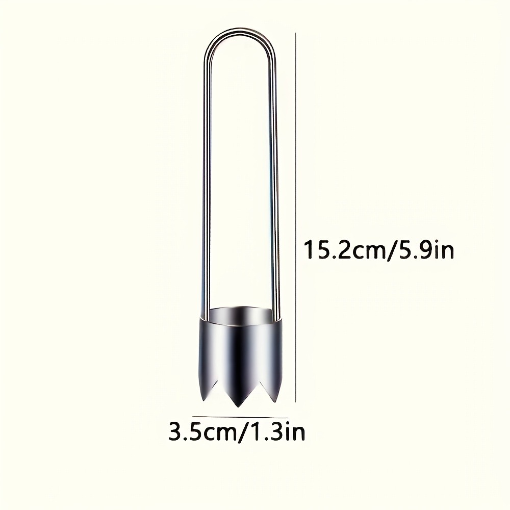 ステンレス製果物野菜芯抜き器、ピーマン種子除去ツール、リンゴ - Kitchen Gadgets Design のレビューと価格