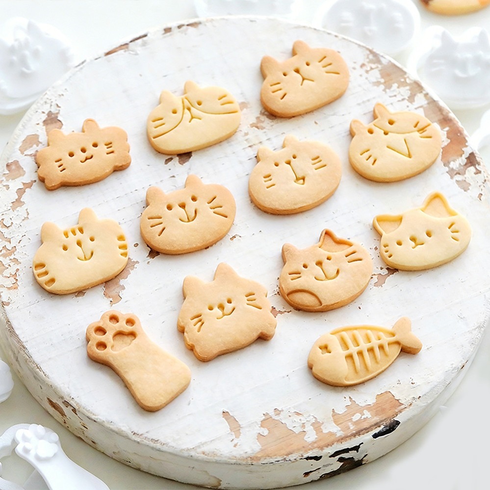 かわいい子猫DIYスタンプクッキーカッター焼き型ベーキングア - Zyliss Kitchen Gadgets のレビューと価格