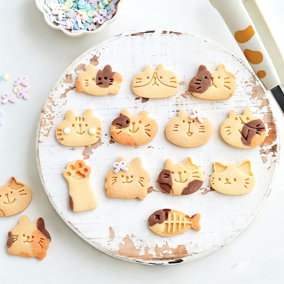 かわいい子猫DIYスタンプクッキーカッター焼き型ベーキングア - Zyliss Kitchen Gadgets のレビューと価格