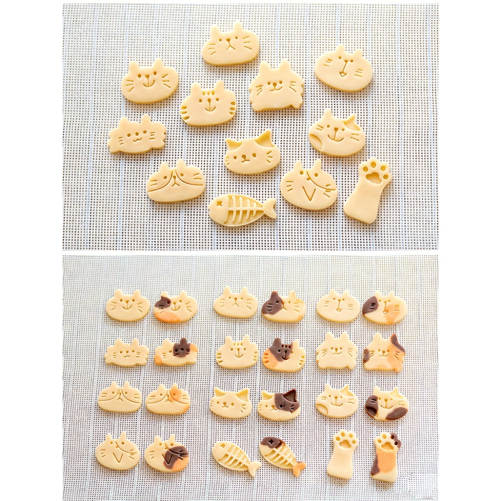 かわいい子猫DIYスタンプクッキーカッター焼き型ベーキングア - Zyliss Kitchen Gadgets のレビューと価格