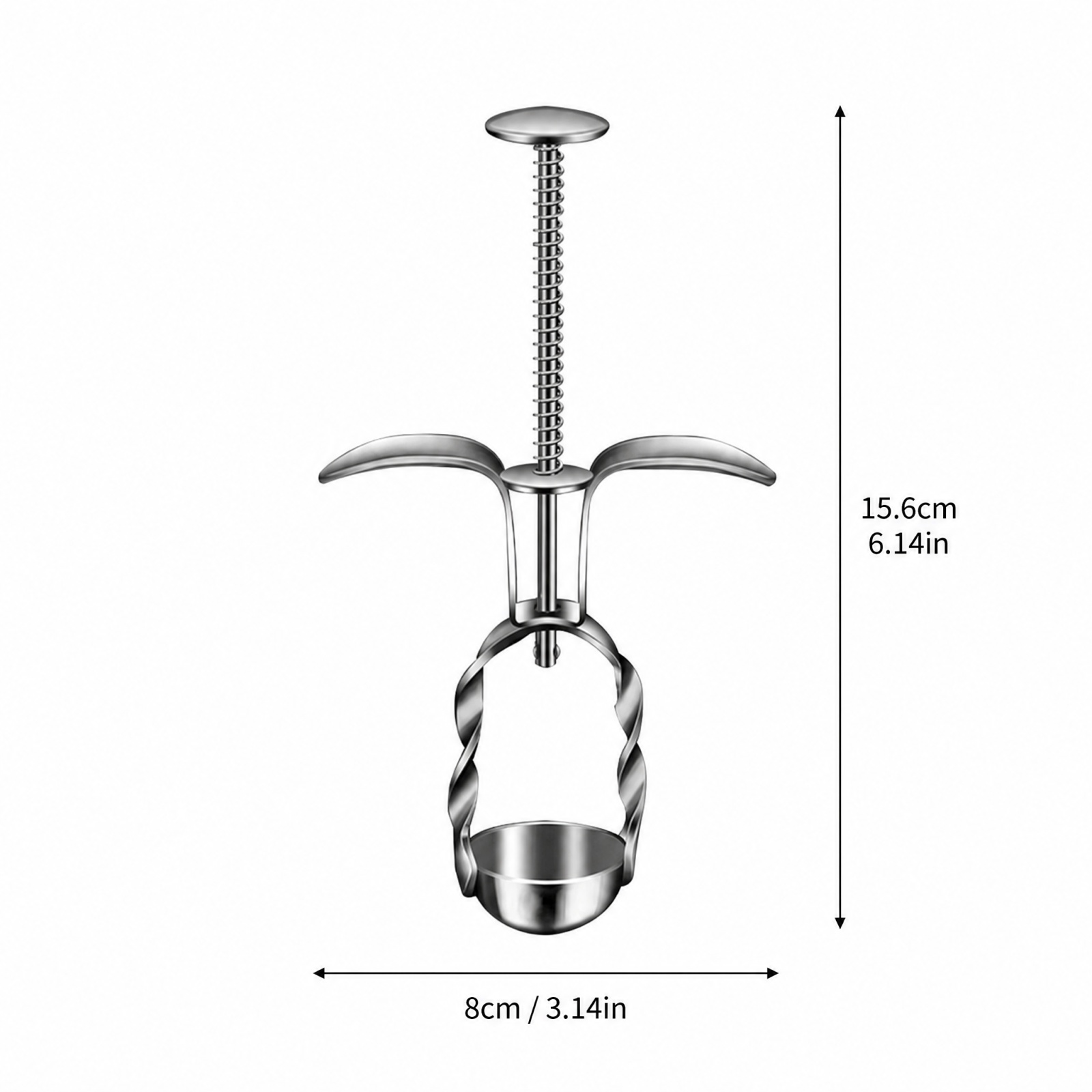 ステンレス製の赤いナツメ種抜きツール、ベーキング、料理、スナ - Kitchen Gadgets Baking のレビューと価格