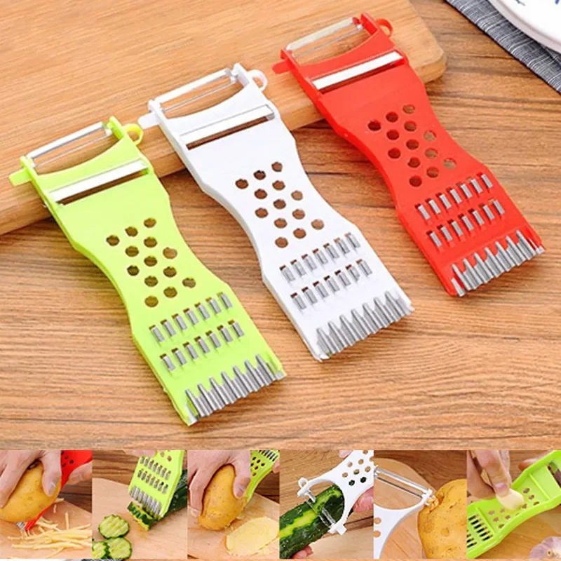 ホーム多機能キッチンガジェット野菜果物の皮むき器パレールシュ - Kitchen Tools Gadgets Vegetable Fruit Peeler Parer Julienne Cutter Multifunction のレビューと価格