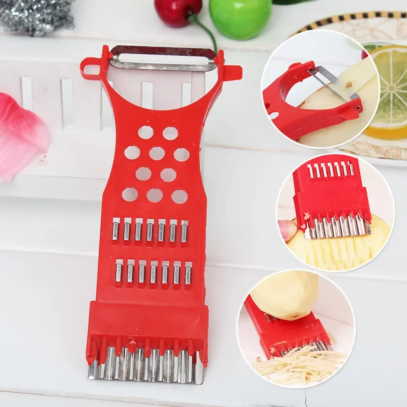 ホーム多機能キッチンガジェット野菜果物の皮むき器パレールシュ - Kitchen Tools Gadgets Vegetable Fruit Peeler Parer Julienne Cutter Multifunction のレビューと価格