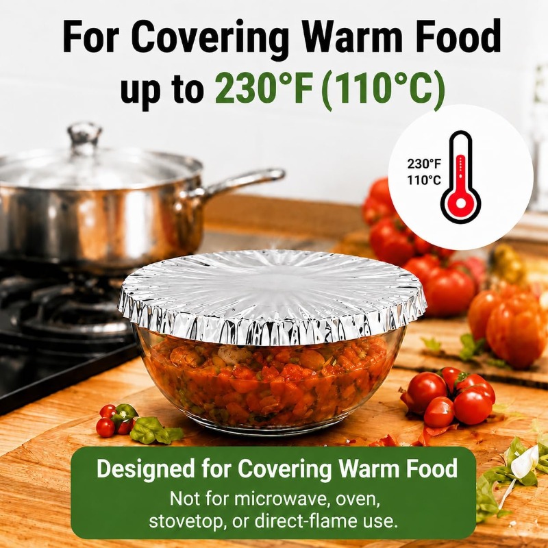 10-50個入り 再利用可能なアルミホイル製ボウルカバー 冷 - Kitchen Gadgets Under $10 のレビューと価格