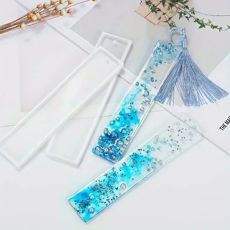 5 ピース/セット DIY 長方形クリスタルエポキシ樹脂ブッ - Kitchen Gadgets Baking のレビューと価格
