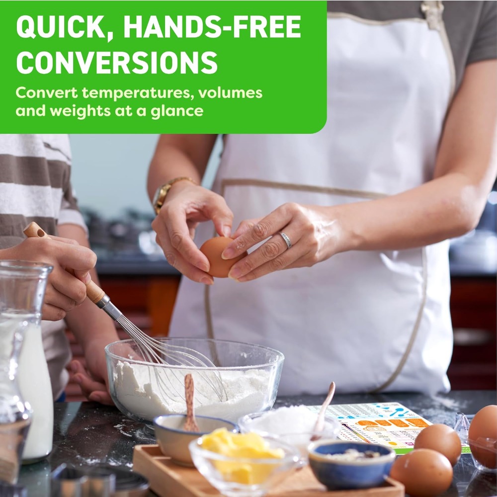 キッチン測定換算表マグネット ベーキング・クッキング用 6x - Kitchen Gadgets Baking のレビューと価格
