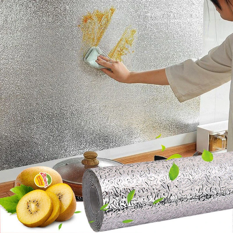 耐油防水キッチンステッカー自己粘着耐火除湿防カビステッカー家 - Kitchen Gadgets Wallpaper のレビューと価格
