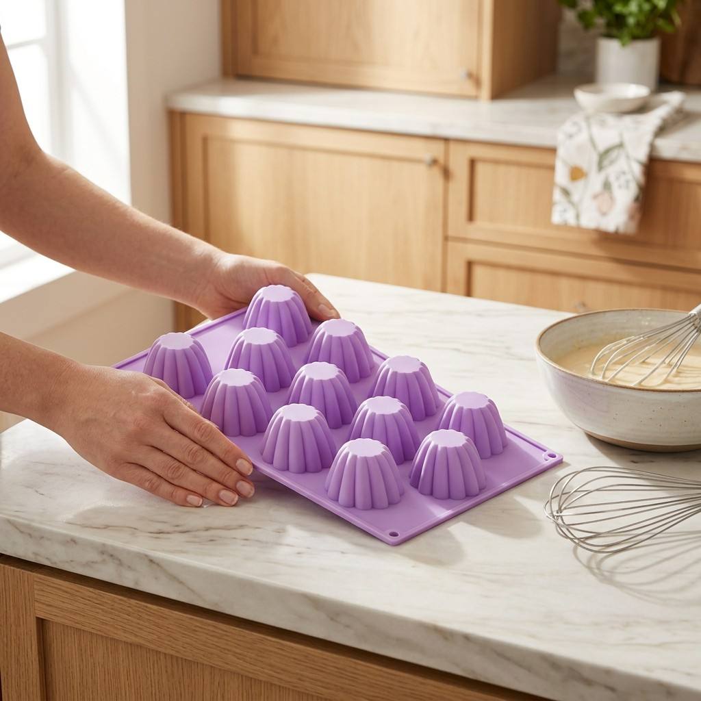 12個のミニスパイラルシリコンモールド、渦巻き型ケーキデコレ - Zyliss Kitchen Gadgets のレビューと価格
