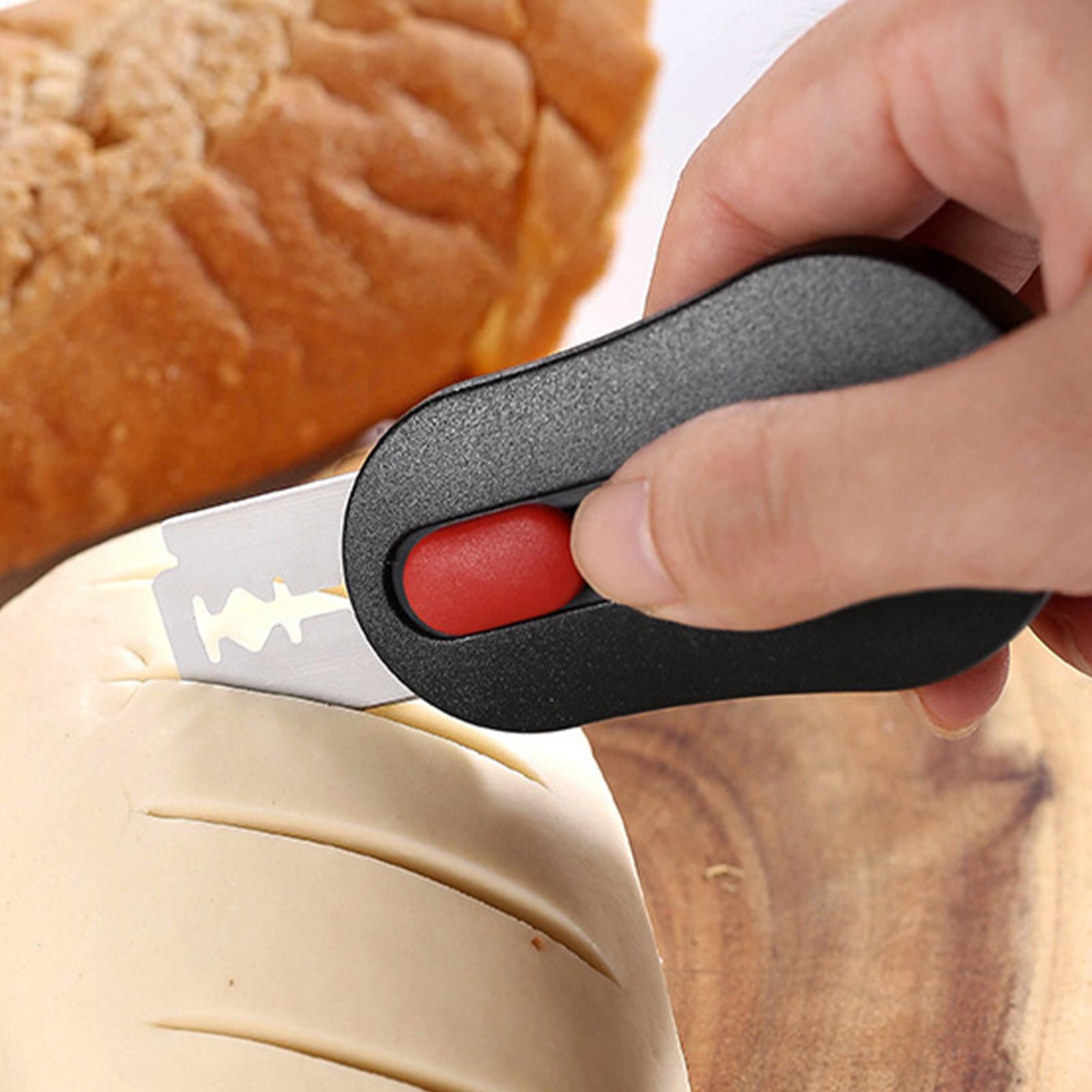 パン用スコアリングツール、サワードウ生地カッター、5枚刃付き - Kitchen Gadgets Baking のレビューと価格