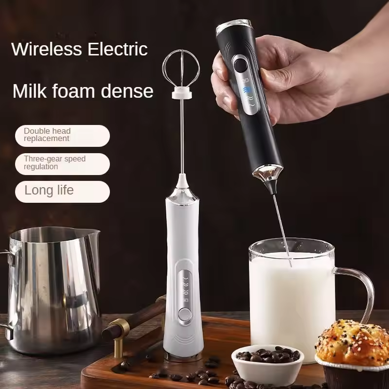 USB 電動ミルク泡立て器ハンドヘルドミルクコーヒーマシン  - Milk Frother のレビューと価格